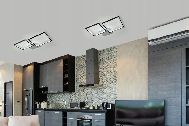 Lampa HELSINKI II sufit kwadrat żyrandol Smart Home LED Tuya Wobako zdjęcie 10