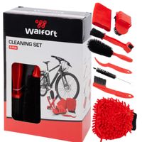 ZESTAW DO CZYSZCZENIA ROWERU MYCIA Szczotki Skrobak Rękawica 8 ELEMENTÓW