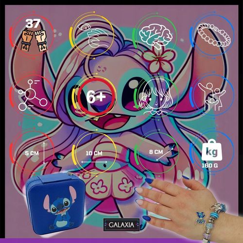 ZESTAW DO ROBIENIA BRANSOLETEK NASZYJNIKÓW Do Biżuterii STITCH LILO i STICH na Arena.pl