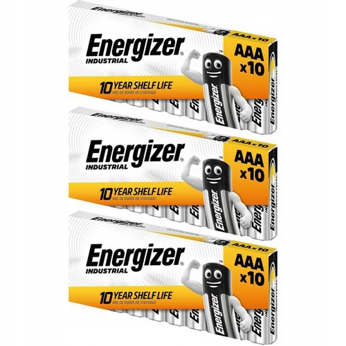 Baterie AAA ENERGIZER Paluszki Alkaiczne R3 1.5V Mocne 30 sztuk Oryginalne na Arena.pl