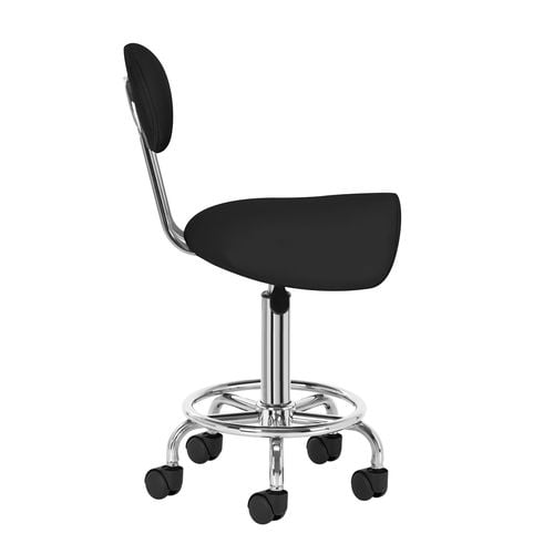 Taboret kosmetyczny 6001 czarny na Arena.pl