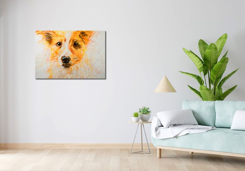 Obraz 90x60cm Uroczy Gość zdjęcie 2