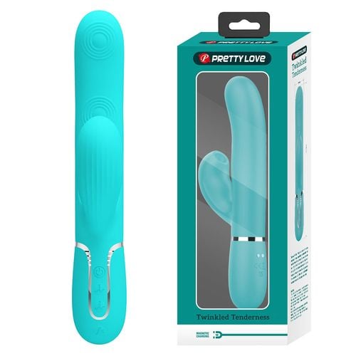 wibrator silikonowy dla kobiet. króliczek z ssaniem i pulsacjami. perdita na Arena.pl