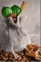 100 70CM OBRAZ PŁÓTNO KAWOWA ROZKOSZ PŁÓTNO RAMA