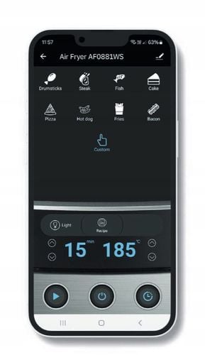 Frytkownica beztłuszczowa 8L Air Fryer Webber 1800W +WIFI +8 programów na Arena.pl