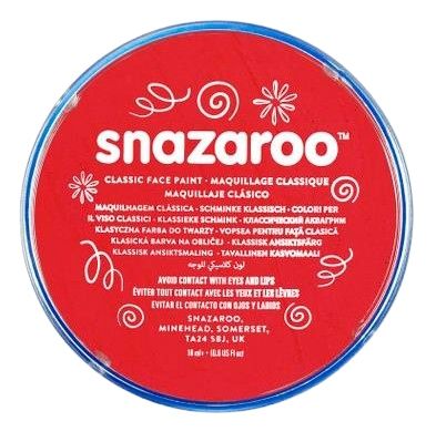 Farba do twarzy 18 ml czerwona Snazaroo 1118055 zdjęcie 1