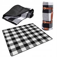 KOC PIKNIKOWY 200x200 IZOLACJA PLAŻOWY NA BIWAK WODOODPORNY MATA DUŻY GRUBY