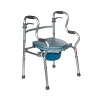 Krzesło toaletowe Harry 3w1 sanitarne sedesowe przenośne WC z kółkami