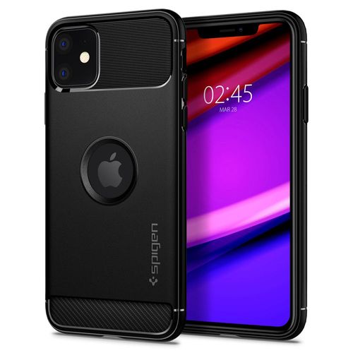 Spigen RUGGED ARMOR iPhone 11 MATTE czarny na Arena.pl
