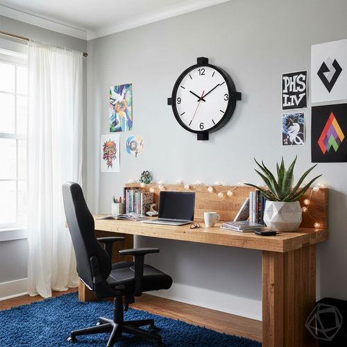 Wskazówki do mechanizmu zegara proste 45/57mm czarne na Arena.pl