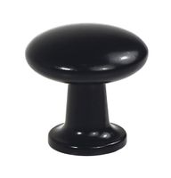 Gałka meblowa Schwinn Z287 Metalowa Kolor pokrycia - Czarny półmat lakier