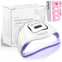 LAMPA DO PAZNOKCI UV DUAL LED SUN X5 MAX 150W MOCNA DO HYBRYD ŻELI