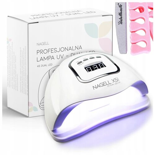 LAMPA DO PAZNOKCI UV DUAL LED SUN X5 MAX 150W MOCNA DO HYBRYD ŻELI na Arena.pl