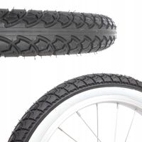 Opona rowerowa 16x2.125 Czarno Biała Deli Tire
