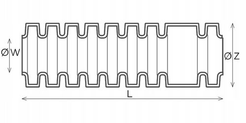 RURA KARBOWANA PESZEL Z PILOTEM FI 16MM 50 METRÓW 750N PVC na Arena.pl