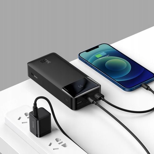 BASEUS DUŻY POJEMNY POWER BANK 30000mAh 15W USB USB C SZYBKI POWER BANK na Arena.pl
