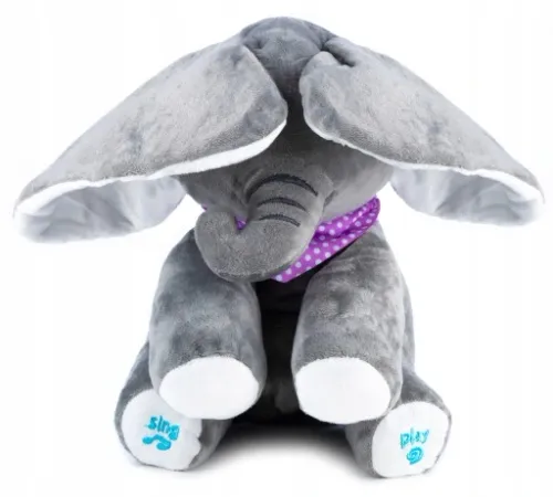 SŁOŃ PLUSZAK Peek-A-Boo ZABAWA W CHOWANEGO na Arena.pl