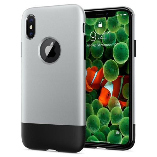 Spigen Classic One do iPhone X / iPhone XS aluminium na Arena.pl