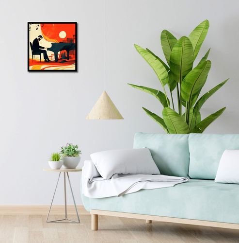 Plakat 40x40cm Pianista na Arena.pl