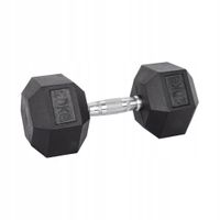 Hantle powlekane/gumowane stałe inSPORTline 1x 20 kg
