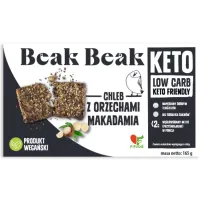 Chleb Keto z Orzechami Makadamia Beak Beak, 165g