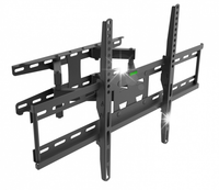 Regulowany obrotowy uchwyt TV WIESZAK SOLID BLACK