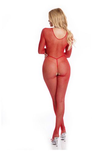risque crotchless bodystocking red, m/l na Arena.pl