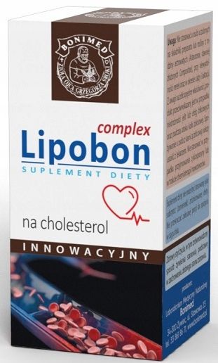 Bonimed Lipobon complex na cholesterol 60 kapsułek zdjęcie 3