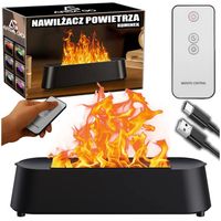 NAWILŻACZ POWIETRZA DYFUZOR BEZPIECZNY EFEKT OGNIA LAMPKA KOMINEK PREMIUM