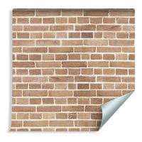 Tapeta Cegła Mur w Odcieniach Beżu