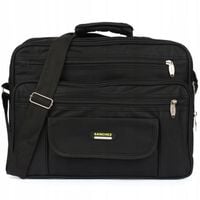 Męska torba do pracy A4 materiałowa pojemna lekka raportówka na dokumenty