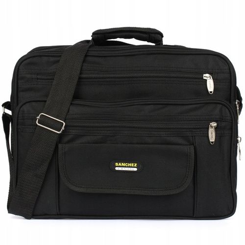 Męska torba do pracy A4 materiałowa pojemna lekka raportówka na dokumenty na Arena.pl