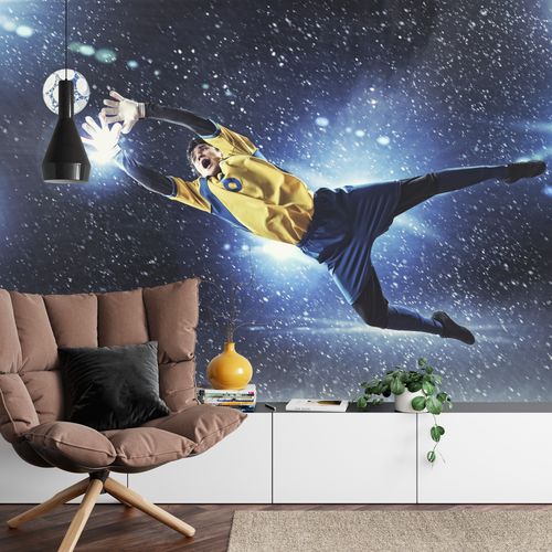 Emaga Fototapeta Bramkarz W Locie Vinyl Strukturalny 450x300 na Arena.pl