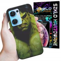 ETUI DO OPPO FIND X5 LITE - HULK AVENGERS SPIDERMAN MARVEL + SZKŁO