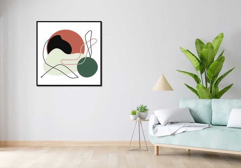 Plakat 90x90cm Płaszczyzny zdjęcie 4