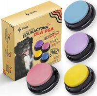 DŹWIĘKOWE MÓWIĄCE PRZYCISKI DLA PSA DO NAGRYWANIA DO NAUKI ZABAWY SZKOLENIA