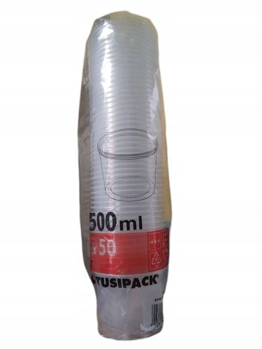 Pojemnik Na Zupę Plastikowy Jednorazowy Okrągły 500 ml Wieczko Guillin na Arena.pl