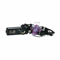 seven creations butterfly stimulator czarny z regulowanymi paskami