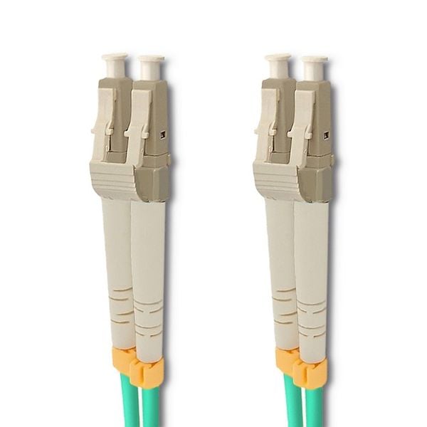 Qoltec Patchcord światłowodowy LC/UPC - LC/UPC | Multimode | 50/125 | OM3 | Duplex | 2m zdjęcie 2