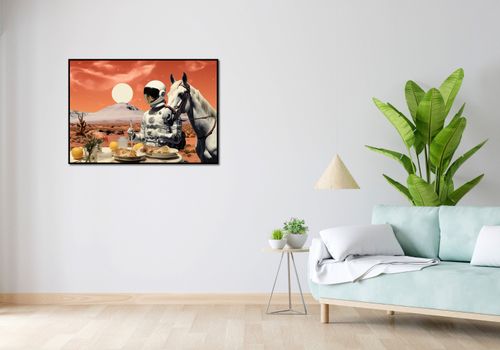 Plakat 100x70cm Obiad na Marsie na Arena.pl