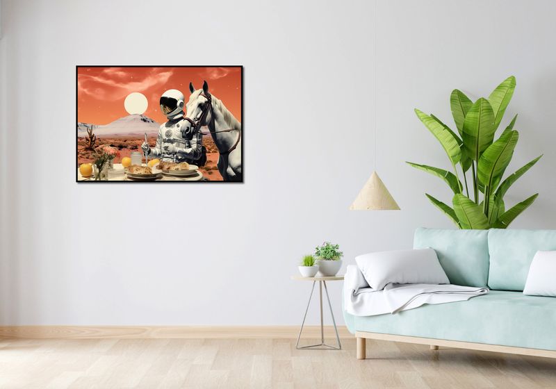 Plakat 100x70cm Obiad na Marsie zdjęcie 4