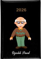 Kalendarz książkowy tygodniowy A5 2026 PREZENT Dla DZIADKA z nadrukiem