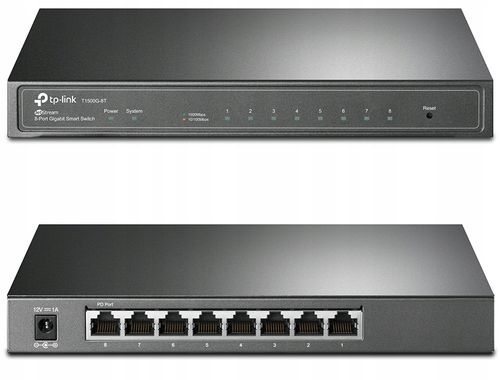 Switch TP-Link SG2008P 8x 10/100/1000 Mb/s 4x PoE+ na Arena.pl