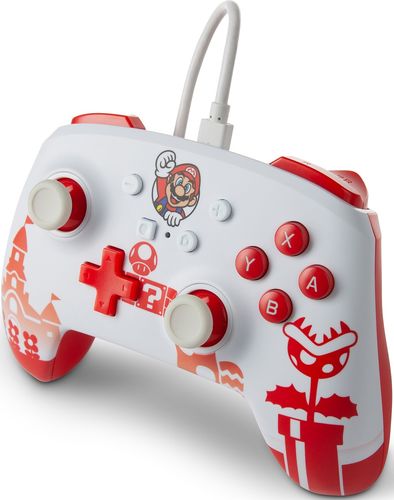Gamepad PowerA Switch Pad Mario Red & White na Arena.pl