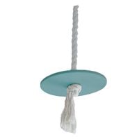 talerz-huśtawka drewniana Start turkusowy