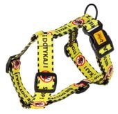 Antyucieczkowe szelki dla psa dwupaskowe - Dingo City Nie Dotykaj Rozmiar M