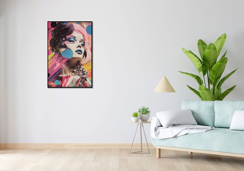 Plakat 61x90,5cm Portret Neo zdjęcie 4