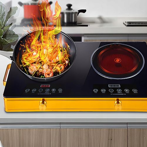 KUCHENKA PŁYTA GRZEWCZA PODWÓJNA DWUPALNIKOWA PRZENOŚNA 4000W ELEKTRYCZNA na Arena.pl