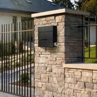 Duża skrzynka na listy A4 przelotowa na ogrodzenie na pocztę tuba na gazetę