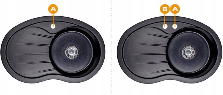 ZLEW ZLEWOZMYWAK GRANIT 8 kolorów 85x55 + SYFON zdjęcie 10